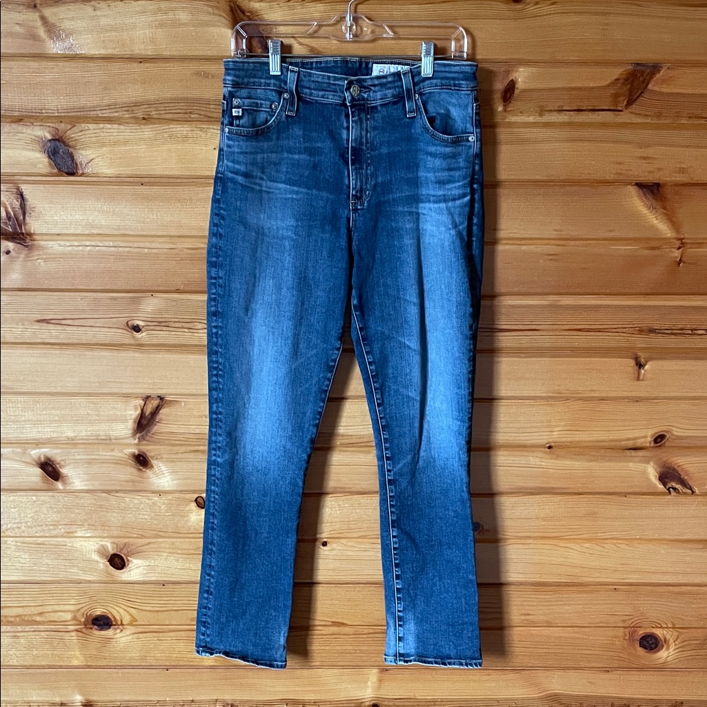 Ag Saige High Rise Straight Leg Jeans